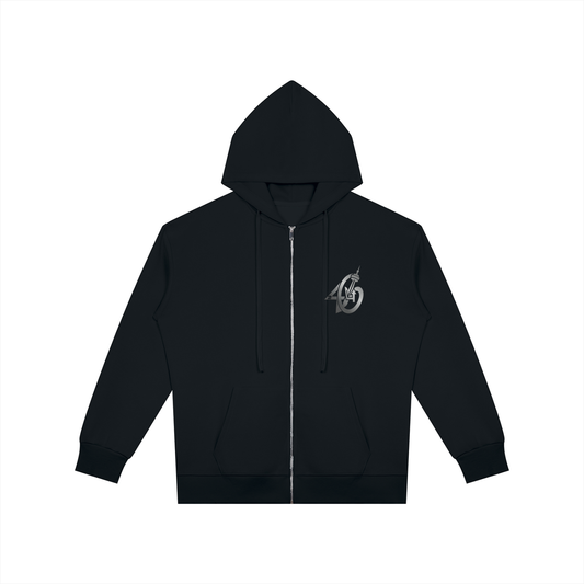 24Six Unisex Oversized Full Zip Hoodie