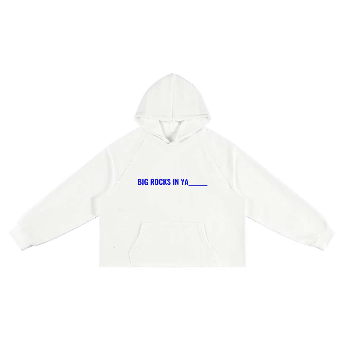 24Six Unisex Vintage Wash Raw Edge Boxy Hoodie
