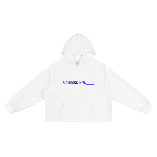 24Six Unisex Vintage Wash Raw Edge Boxy Hoodie