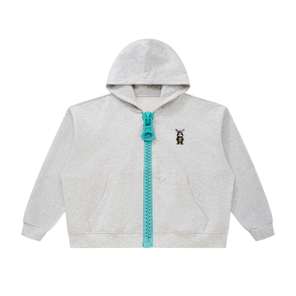 Hoodie,24six,bunny,bigzipper